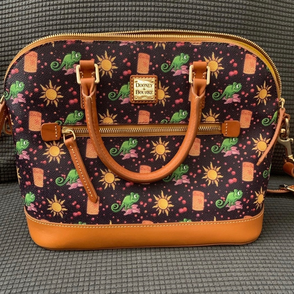 Disney Dooney & Bourke Tangled Rapunzel Bag with Pascal
